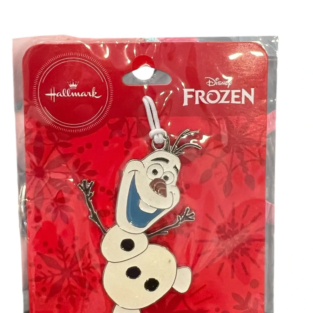 Disney Frozen Olaf Ornament with Red‎ and White Accents